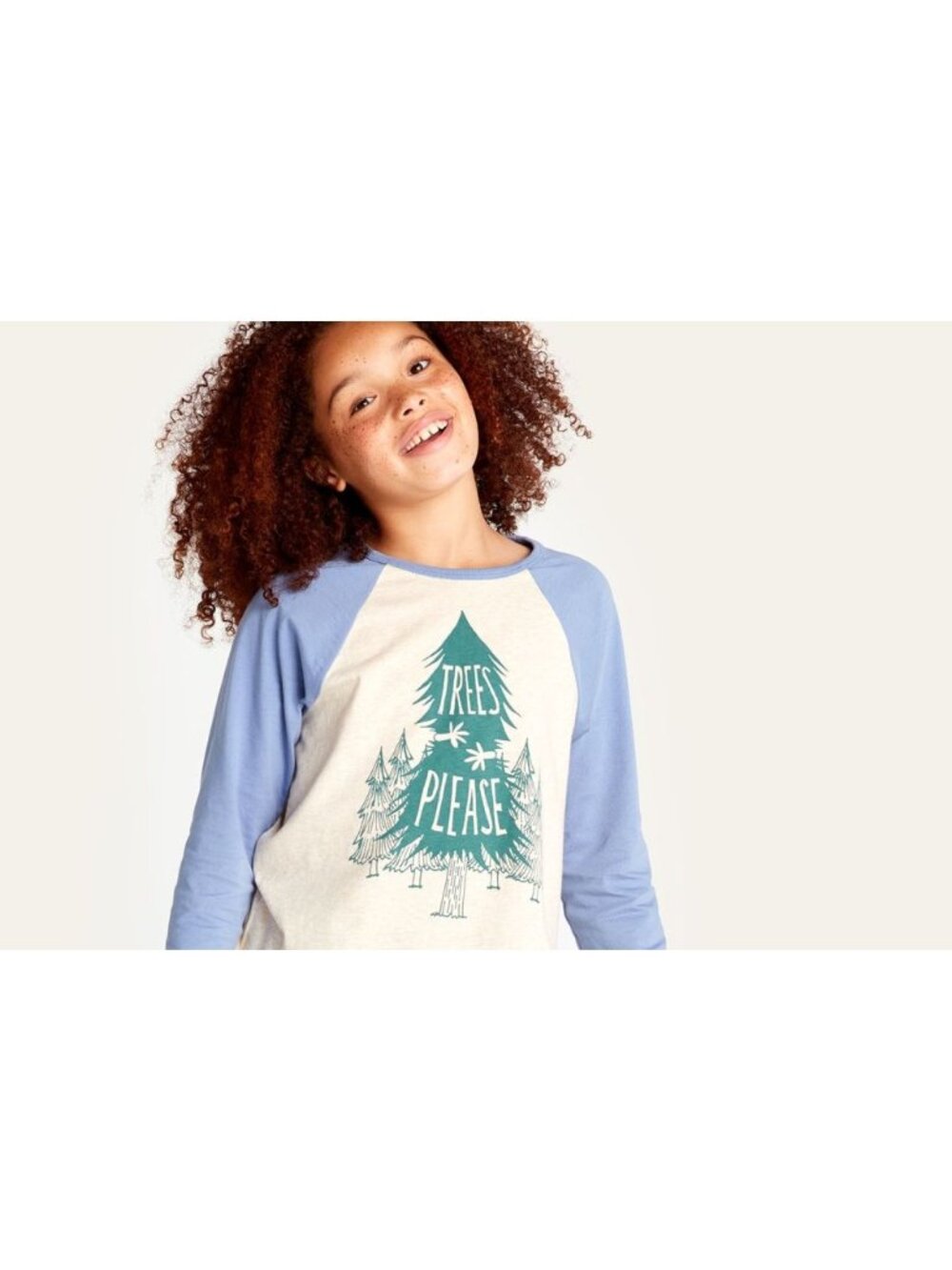 Tea Collection Tree Hugger Raglan Tee, Size 12